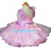 Infant/toddler/baby/children/kids Girl's glitz Pageant evening/prom Dress/clothing  EB1179-4